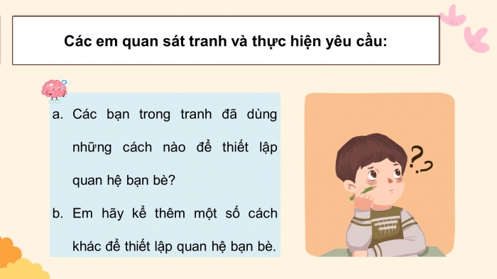 Giáo án điện tử Đạo đức 4 cánh diều Bài 9: Em làm quen với bạn bè