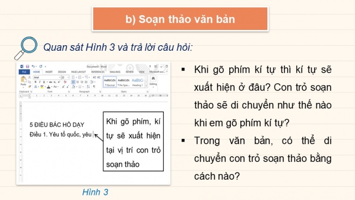 Giáo án điện tử Tin học 4 chân trời Bài 7: Soạn thảo văn bản tiếng Việt