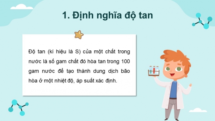 Giáo án điện tử KHTN 8 cánh diều Bài 6: Nồng độ dung dịch