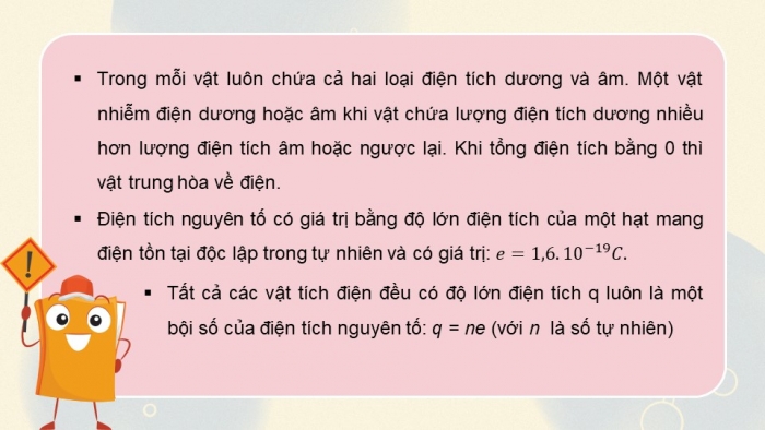 Giáo án điện tử Vật lí 11 chân trời Bài 11: Định luật Coulomb về tương tác tĩnh điện