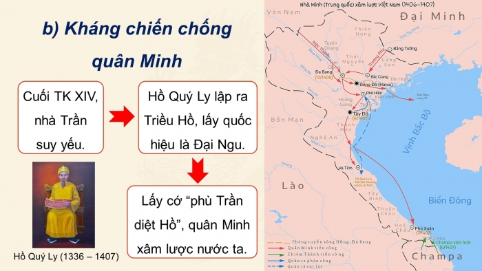 Giáo án điện tử Lịch sử 11 chân trời Bài 7: Chiến tranh bảo vệ Tổ quốc trong lịch sử Việt Nam (trước năm 1945) (P3)