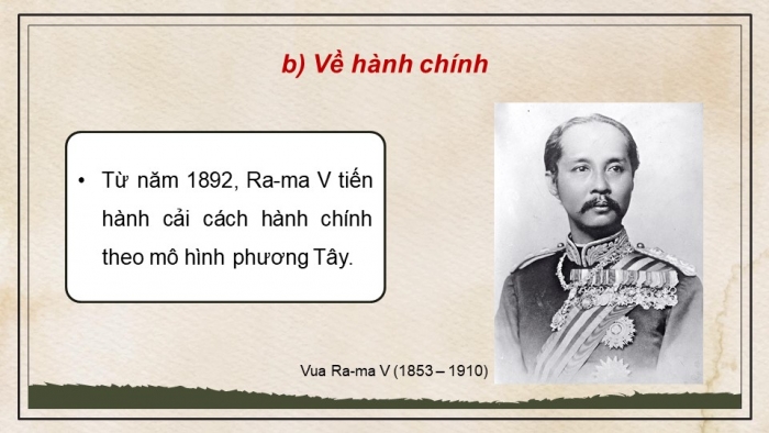 Giáo án điện tử Lịch sử 11 kết nối Bài 5: Quá trình xâm lược và cai trị của chủ nghĩa thực dân ở Đông Nam Á (Phần 2)