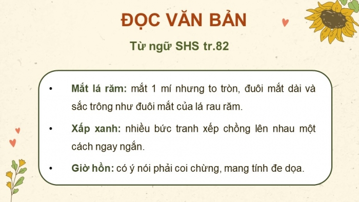 Giáo án điện tử Tiếng Việt 4 kết nối Bài 18 Đọc Đồng Cỏ Nở Hoa