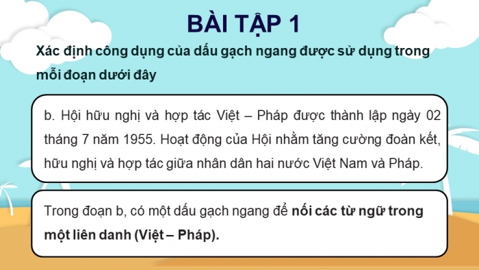 Giáo án điện tử Tiếng Việt 4 kết nối Bài 29 Luyện từ và câu Luyện tập về Dấu gạch ngang