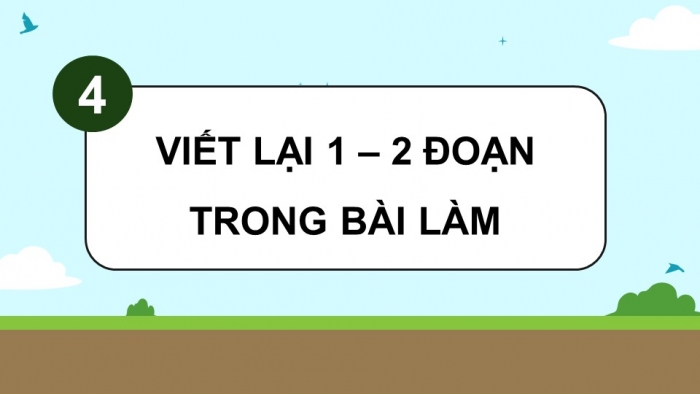 Giáo án điện tử Tiếng Việt 4 kết nối Bài 30 Viết Trả bài văn miêu tả con vật