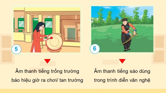 Giáo án điện tử Khoa học 4 cánh diều Bài 10: Âm thanh trong cuộc sống