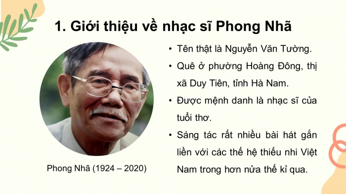 Giáo án điện tử Âm nhạc 4 chân trời CĐ4 Tiết 3: Ôn tập đọc nhạc. Thường thức âm nhạc