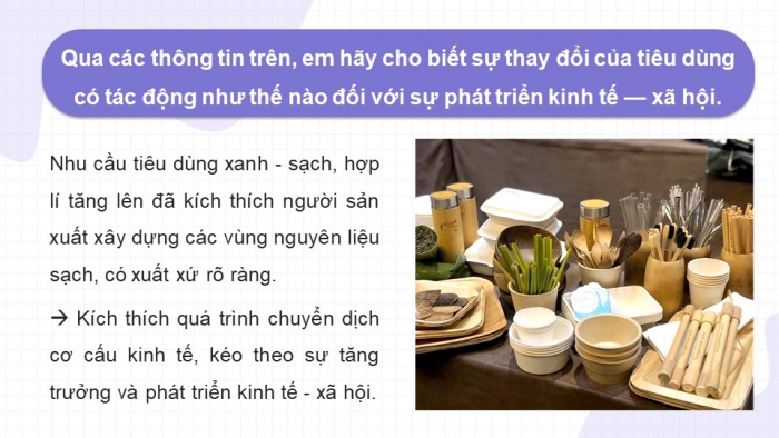 Giáo án điện tử Kinh tế pháp luật 11 kết nối Bài 8: Văn hóa tiêu dùng