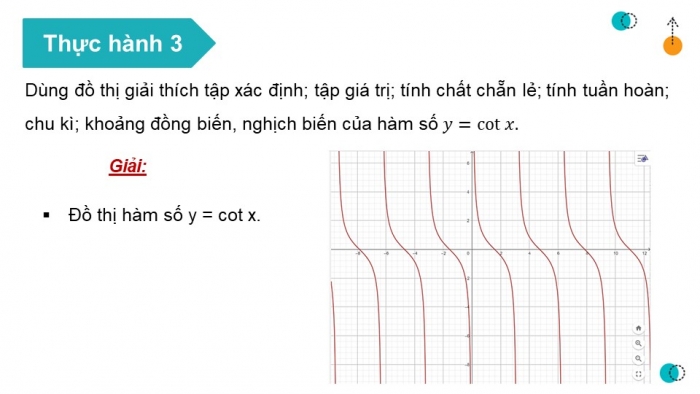 Giáo án điện tử Toán 11 chân trời Hoạt động thực hành và trải nghiệm Bài 1: Tìm hiểu hàm số lượng giác bằng phần mềm GeoGebra