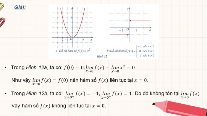 Giáo án điện tử Toán 11 cánh diều Chương 3 Bài 3: Hàm số liên tục