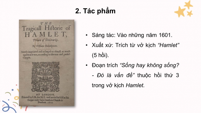 Giáo án điện tử Ngữ văn 11 chân trời Bài 5: Sống hay chết, đó là vấn đề