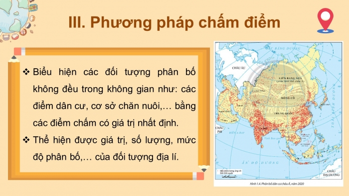 Giáo án điện tử bài 1: một số phương pháp biểu hiện các đối tượng địa lí trên bản đồ