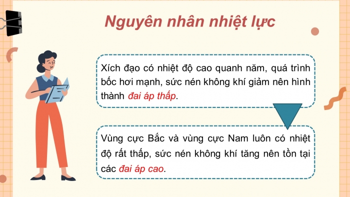 Giáo án điện tử bài 9: Khí áp và gió