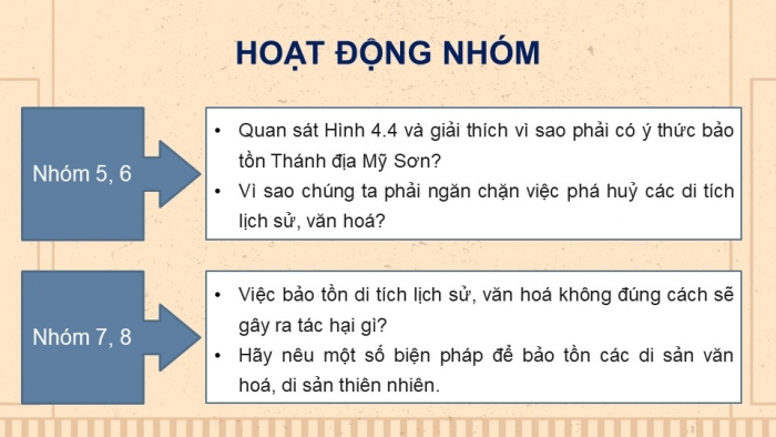 Giáo án điện tử bài 4: Sử học với một số lĩnh vực ngành nghề hiện đại