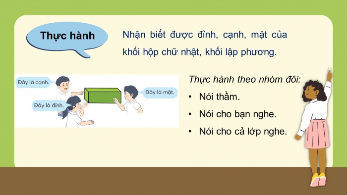 Giáo án điện tử bài 13: Khối hộp chữ nhật, khối hộp lập phương