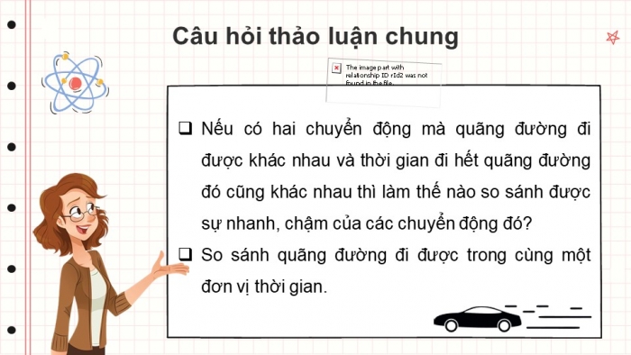 Giáo án điện tử KHTN 7 cánh diều – Phần vật lí bài 7: Tốc độ của chuyển động