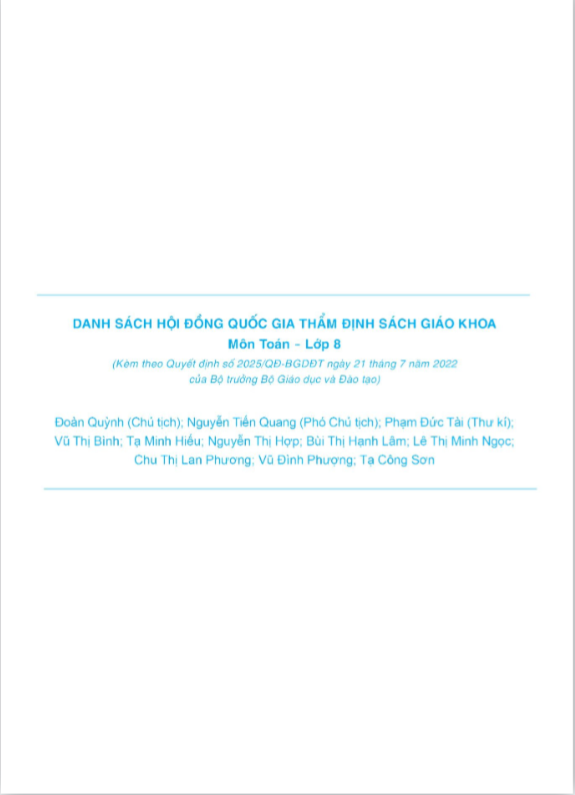 Tải PDF shs Toán 8 tập 2 Cánh diều