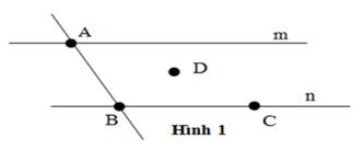 Trắc nghiệm bài 32: Điểm và đường thẳng