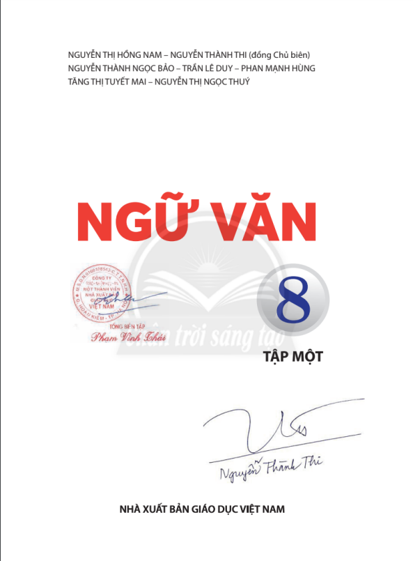 Tải PDF shs Ngữ văn 8 tập 1 Chân trời sáng tạo